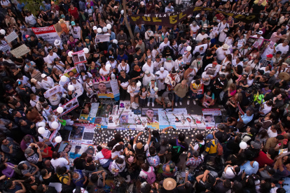 Manifestaciones. Se realizaron marchas por los desaparecidos  en Ciudad de México y Guadalajara.