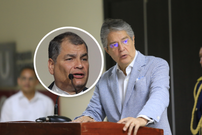 Guillermo Lasso y Rafael Correa protagonizan un enfrentamiento en redes sociales.
