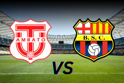 Barcelona SC visita a Técnico Universitario en la LigaPro 2025.