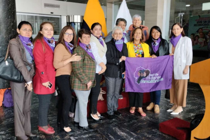 Lucha. El trabajo de la Red de mujeres amazónicas se hace sentir en la Asamblea Nacional en la lucha por sus derechos.