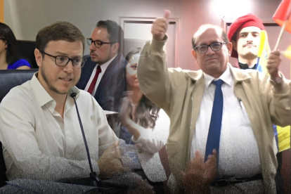 Los exconsejeros de Participación, Augusto Verduga y Eduardo Franco Loor.