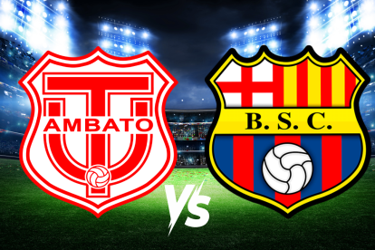 Técnico Universitario y Barcelona SC se enfrentan en la quinta fecha de la LigaPro 2025.