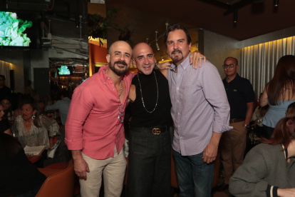 Eduardo Plaza, Daniel y Tommy O’Rorke.