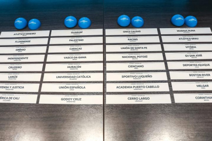 Se definen los ocho grupos de la Copa Libertadores 2025.
