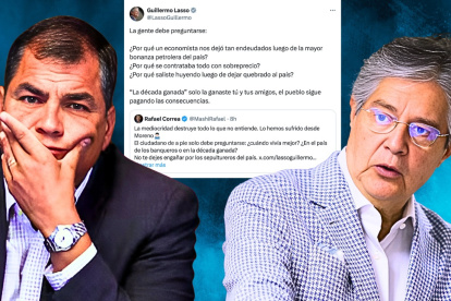 Ambos expresidentes reaccionaron en la red social X.