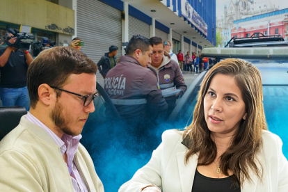 Yadira Saltos, identificada como Minerva, alertó del allanamiento en el CPCCS.