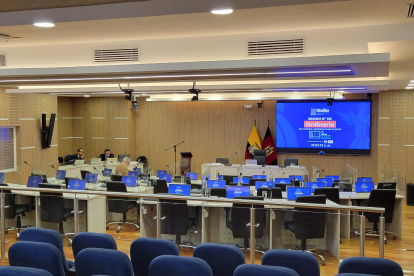 Cinco concejales asistieron a la sesión de este 18 de marzo de 2025.