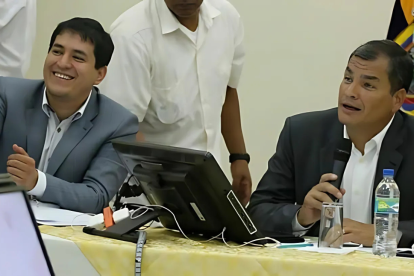 Rafael Correa y Andrés Arauz buscaron recuperar el control del Cpccs.