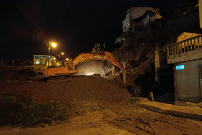 Las bases de las viviendas afectadas presentan inestabilidad.