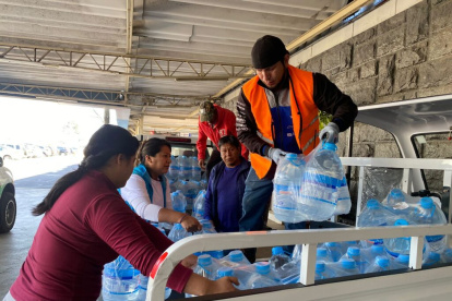 Se habilitaron seis puntos para recibir las donaciones en Quito.