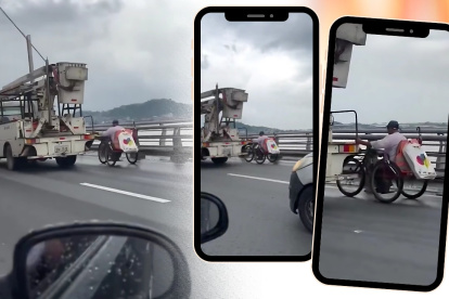 El video se viralizó en redes sociales.