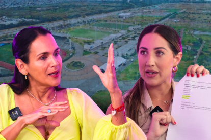 Posturas. Inés Manzano, ministra de Energía (izq) e Isabel Tamariz, directora de Ambiente.