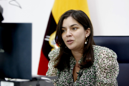 Irene Vélez es la secretaria de Comunicación del gobierno de Daniel Noboa.