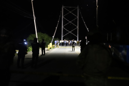 Colapso del puente Magro.