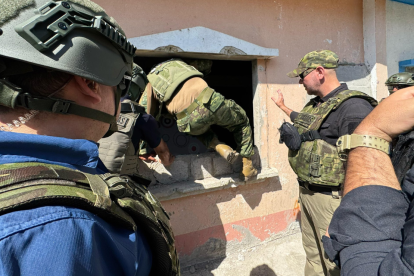 Bloque de Seguridad destruye edificaciones de grupos criminales