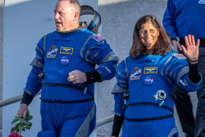 Astronautas Wilmore y Williams