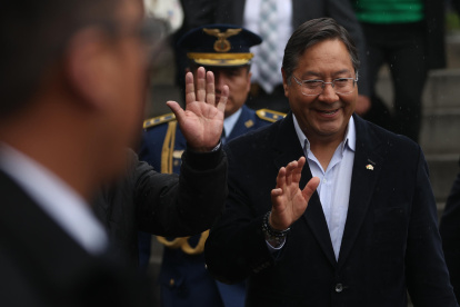 El presidente de Bolivia, Luis Arce, en una foto de archivo.
