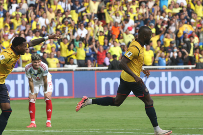 Enner Valencia abrió el marcador ante Venezuela.