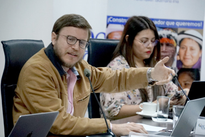 Augusto Verduga, entonces vocal del Cpccs.