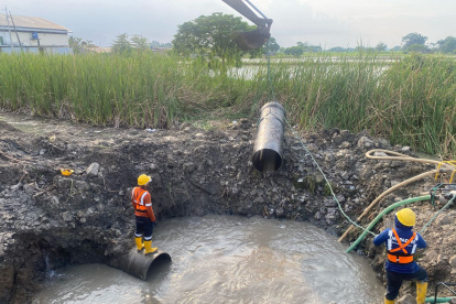 Desde el pasado 20 de marzo, Durán el agua no se distribuye a los hogares del cantón por daños en el acueducto.