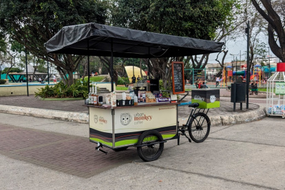 El emprendimiento Urban Monkey Coffee ha ofrecido sus productos en parques de Urdesa y Kennedy.