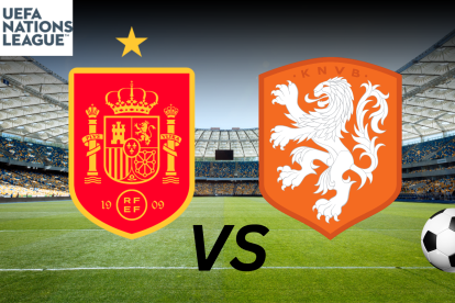 España y Países pelean por la clasificación a la semifinal de Nations League.