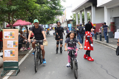 La calle Panamá fue el espacio más concurrido en la Ruta Centro. Ahí hubo oferta gastronómica y cultural.