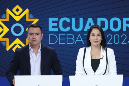 Daniel Noboa y Luisa González se vuelven a ver frente a frente en un nuevo debate.