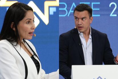 Luisa González respondió a Daniel Noboa sobre narcotráfico.