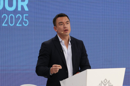 Noboa señaló que la cooperación internacional no es mancillar a la fuerza pública.