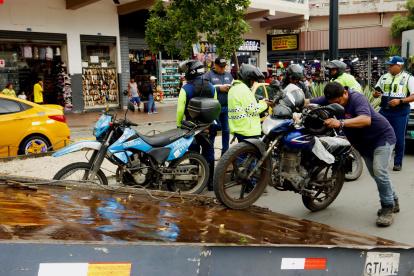 Los operativos se realizaron en diversas partes de la ciudad