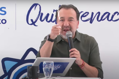 El alcalde de Quito, Pabel Muñoz, cuestionó la declaración de la ministra Inés Manzano de que podría conocer sobre un supuesto atentado a la fuente de agua en Papallacta.