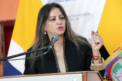 Elena Nájera solicitó que el Pleno del CNE se pronuncie sobre la obligatoriedad de pedir licencia para Noboa.