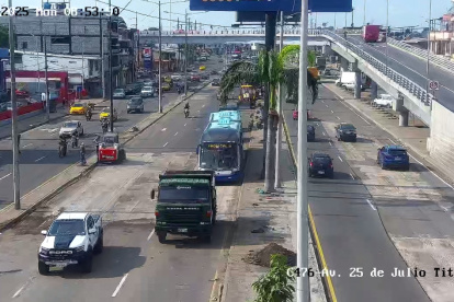 Hay tramos que se interrumpen en la av. 25 de Julio.