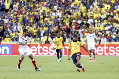 Pedro Vite fue una de las figuras de Ecuador en la victoria sobre Venezuela.