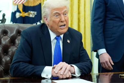 Fotografía de archivo en donde se ve al presidente de Estados Unidos, Donald Trump.