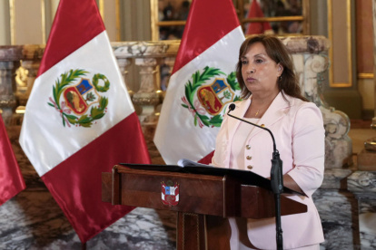 La presidenta de Perú, Dina Boluarte, en una foto de archivo.