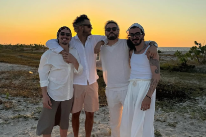 Morat, una banda colombiana de rock pop latino.