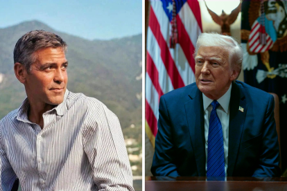 Este no es el primer enfrentamiento entre George Clooney y Donald Trump.