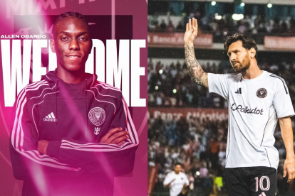 Allen Obando y Lionel Messi, el sueño del ecuatoriano hecho realidad.