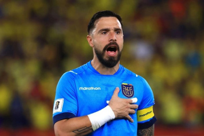 Hernán Galíndez, arquero de la selección de Ecuador.