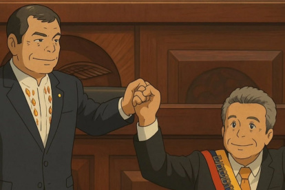 Los usuarios han recreado episodios de la política ecuatoriana en IA.