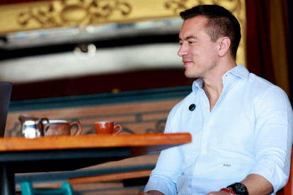 Daniel Noboa fue entrevistado por el popular conferencista Daniel Habif.