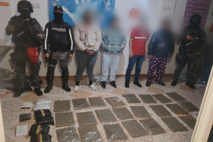 El operativo se desplegó en el sector de La Roldós, en el norte de Quito.