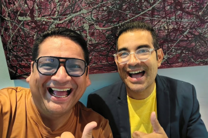 Con Carlos Julio Gurumendi.