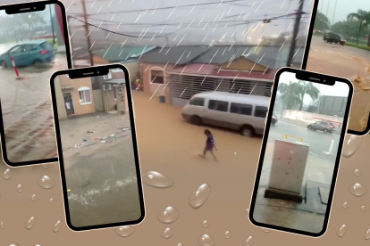 Varios videos se han difundido sobre la situación de La Aurora