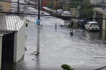 Inundaciones a causa de las lluvias.