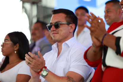 El presidente de la República, Daniel Noboa.