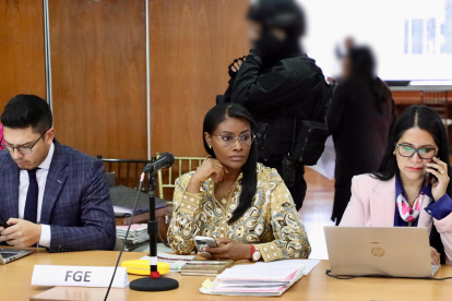 El pasado 24 de marzo, la fiscal Diana Salazar asistió a una audiencia en el caso Las Torres.