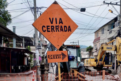 En la ciudad hay varias calles que se encuentran cerradas por trabajos de mantenimiento